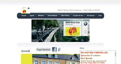 Desktop Screenshot of bmw-mc-wallonie.be