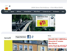 Tablet Screenshot of bmw-mc-wallonie.be